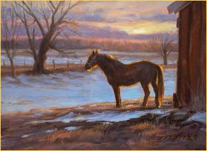 Winter Eve Study- Sold